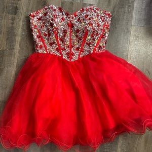 Red cocktail dress!